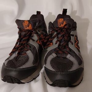 New Balance Men's Black and Orange Athletic Sneakers Sz 12